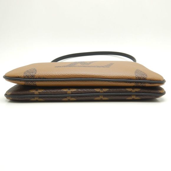 Louis Vuitton Monogram Pochette Double Zip Diagonal Shoulder Brown - Picture 4 of 6